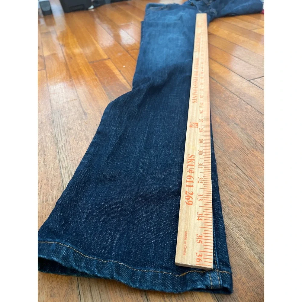 Kimes Ranch Roger Mens Jeans 29x36 Dark Wash Straight Leg Western Made in USA